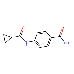 4-[(Cyclopropylcarbonyl)amino]benzamide structure