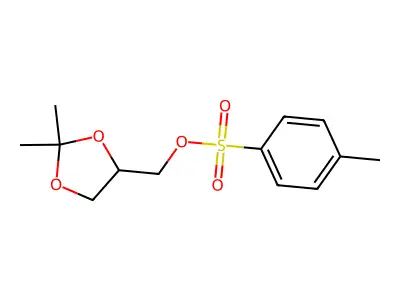 2,2-Dimethyl-1,3-dioxolan-4-ylmethyl p-toluenesulfonate structure