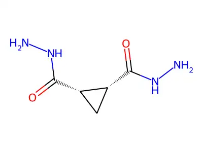 cis-Cyclopropane-1,2-dicarbohydrazide structure
