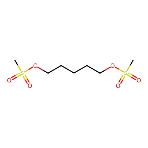 1,5-Pentanediol, 1,5-dimethanesulfonate structure