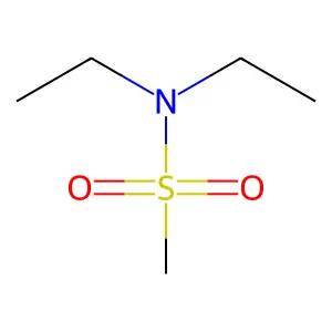 N,N-二乙基甲磺酰胺 structure