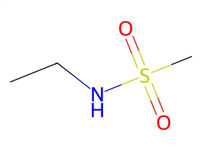 N-Ethylmethanesulfonamide structure