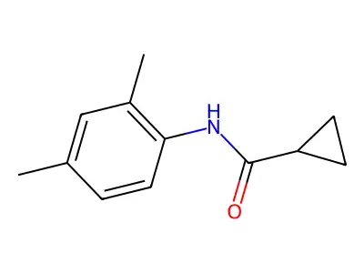 2',4'-Dimethyl-1-cyclopropanecarboxanilide structure