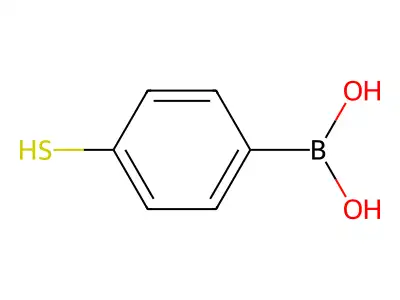 4-Mercaptophenylboronic acid structure
