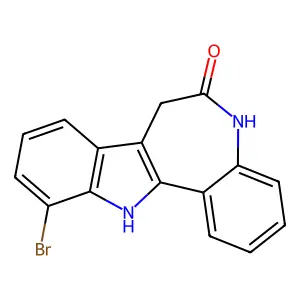 11-Bromo-7,12-dihydroindolo[3,2-d][1]benzazepin-6(5H)-one structure
