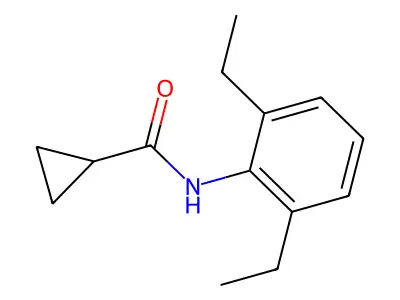2',6'-Diethyl-1-cyclopropanecarboxanilide structure