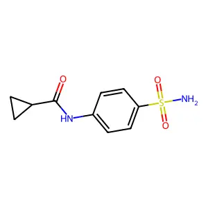 N-(4-sulfamoylphenyl)cyclopropanecarboxamide structure