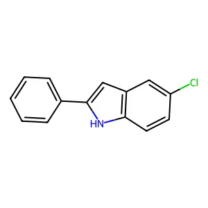 5-chloro-2-phenyl-1H-indole structure