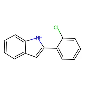 2-(2-Chlorophenyl)-1H-indole structure
