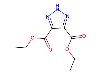 Diethyl 2H-triazole-4,5-dicarboxylate structure