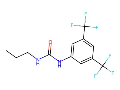 1-[3,5-Bis(trifluoromethyl)phenyl]-3-propylurea structure