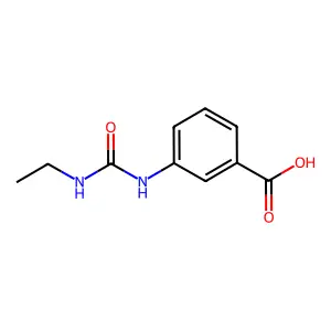 3-[(Ethylamino)carbonyl]aminobenzoic acid structure
