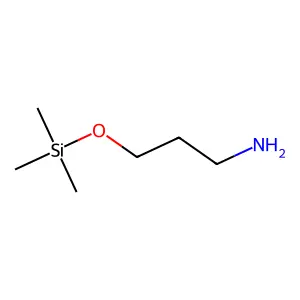 (3-Aminopropoxy)trimethylsilane structure