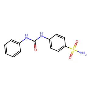 4-[(Anilinocarbonyl)amino]benzenesulfonamide structure