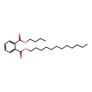 邻苯二甲酸丁基十二烷基酯 structure