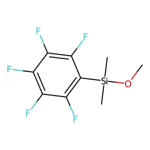 Silane, methoxydimethyl(pentafluorophenyl)- structure