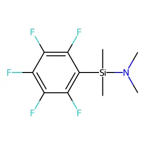 Silanamine, N,N,1,1-tetramethyl-1-(pentafluorophenyl)- structure