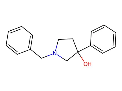 1-Benzyl-3-phenylpyrrolidin-3-ol structure