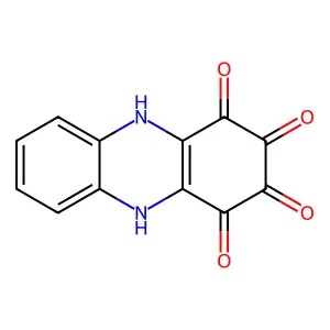 2,3-Dihydroxy-1,4-phenazinedione structure