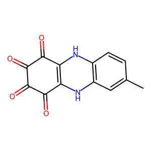 2,3-Dihydroxy-7-methyl-1,4-phenazinedione structure