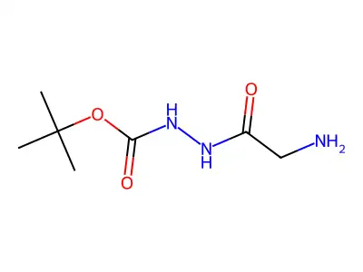 tert-butyl N-[(2-aminoacetyl)amino]carbamate structure
