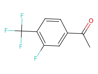 1-(3-Fluoro-4-(trifluoromethyl)phenyl)ethanone structure