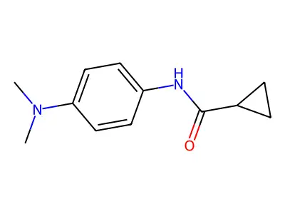 N-[4-(dimethylamino)phenyl]cyclopropanecarboxamide structure