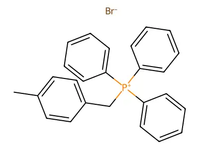 (4-甲基苄基)三苯基溴化鏻 structure