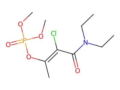 cis-Phosphamidon structure