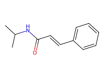 3-phenyl-N-propan-2-ylprop-2-enamide structure