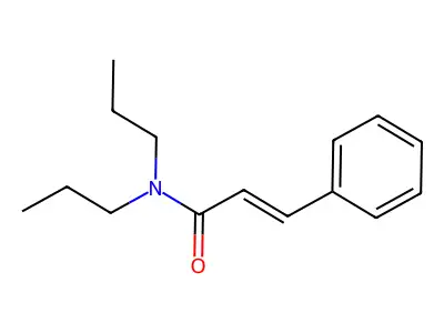 3-phenyl-N,N-dipropylprop-2-enamide structure