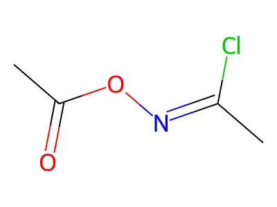 (1-Chloroethylideneamino) acetate structure