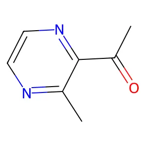 2-Acetyl-3-methylpyrazine structure