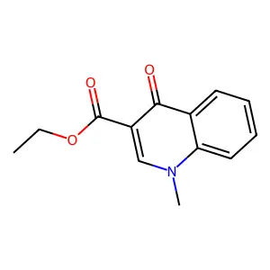 Ethyl 1-methyl-4-oxo-1,4-dihydro-3-quinolinecarboxylate structure