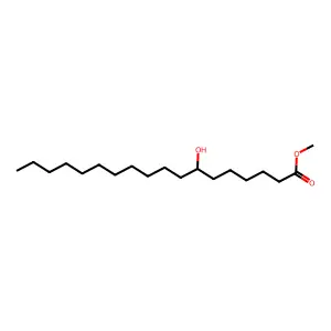 Octadecanoic acid, 7-hydroxy-, methyl ester structure