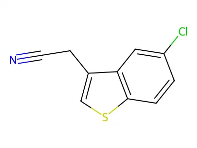 2-(5-Chlorobenzo[b]thiophen-3-yl)acetonitrile structure