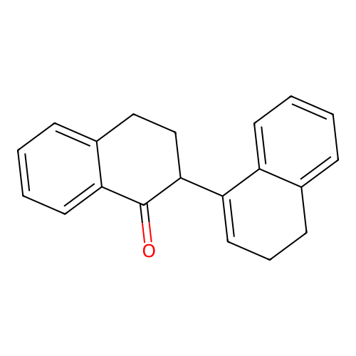 2-(3,4-dihydronaphthalen-1-yl)-3,4-dihydro-2H-naphthalen-1-one structure