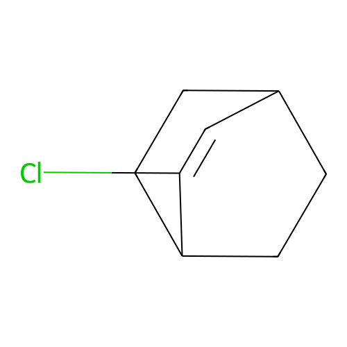 Bicyclo[2.2.2]oct-2-ene, 2-chloro- structure