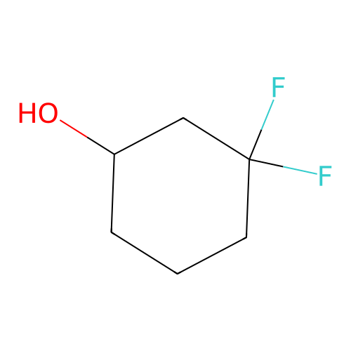 3,3-Difluorocyclohexan-1-ol structure