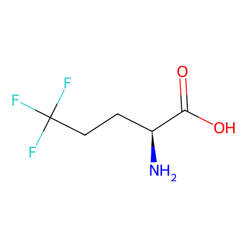 (S)-2-Amino-5,5,5-trifluoropentanoic acid structure