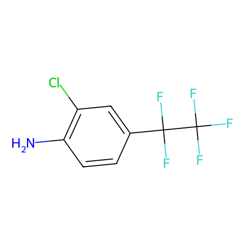 2-Chloro-4-pentafluoroethyl-aniline structure