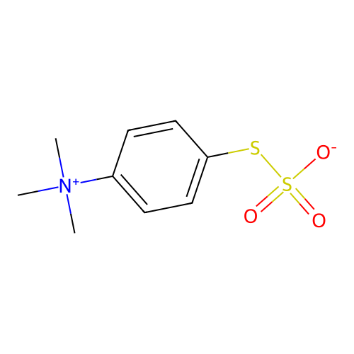 4-(Trimethylammonio)phenyl-4-thiosulfate structure