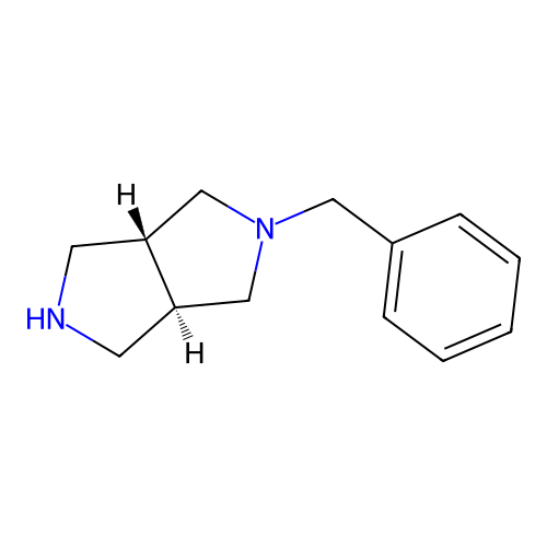 (3aR,6aR)-5-benzyl-2,3,3a,4,6,6a-hexahydro-1H-pyrrolo[3,4-c]pyrrole structure