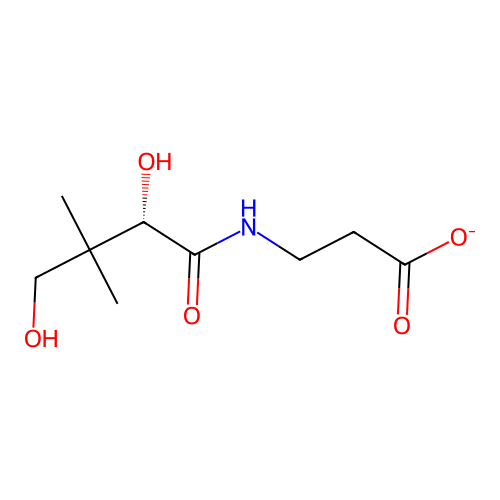 d-Pantothenate structure
