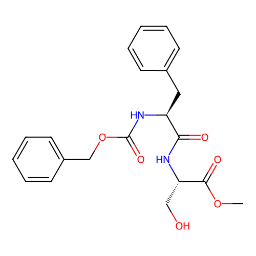 Z-PHE-SER-OME structure