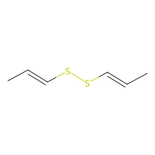 Disulfide, di-1-propenyl structure