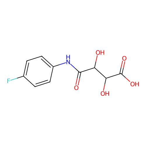 4-((4-Fluorophenyl)amino)-2,3-dihydroxy-4-oxobutanoic acid structure