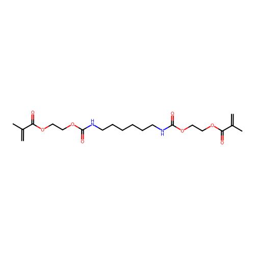 2-propenoic acid, 2-methyl-, 4,13-dioxo-3,14-dioxa-5,12-diazahexadecane-1,16-diyl ester structure
