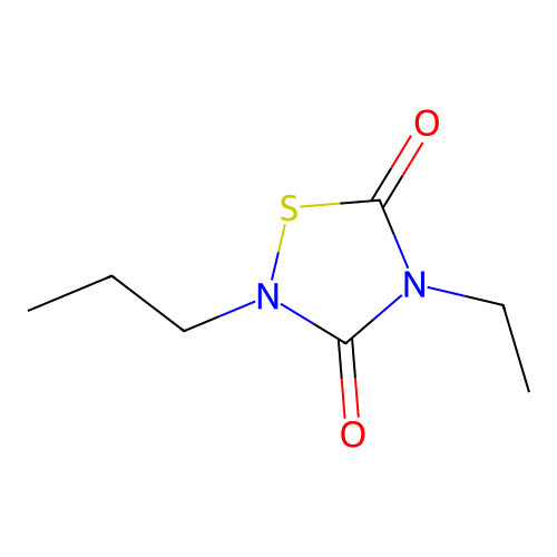 4-Ethyl-2-propyl-1,2,4-thiadiazolidine-3,5-dione structure