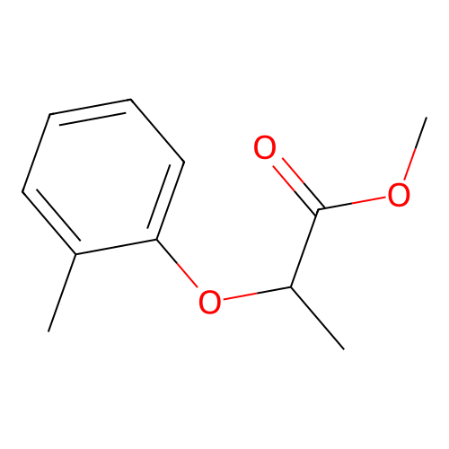 Methyl 2-(2-methylphenoxy)propanoate structure